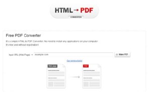 Html to PDF